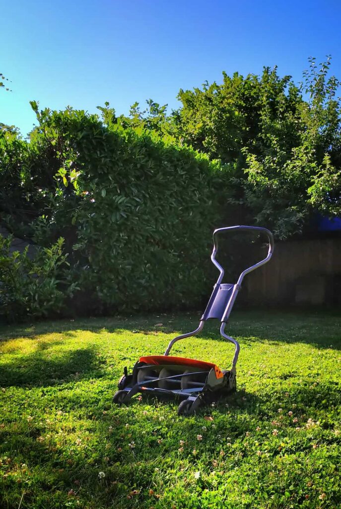 Lawn mover ready in spring