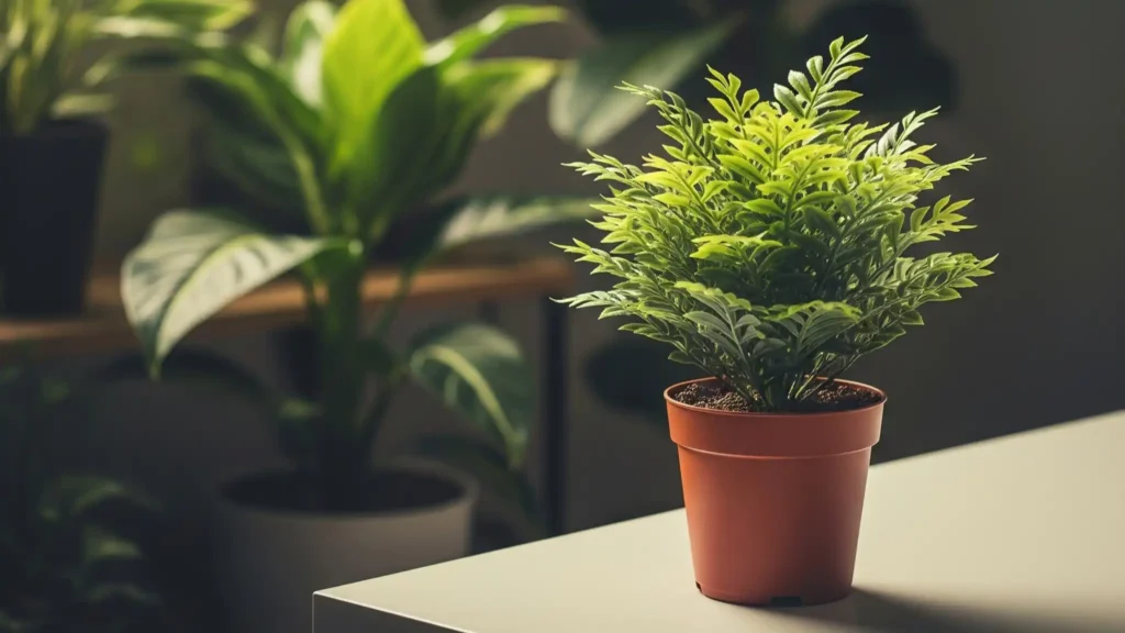 Tiny White Terrors in Your Garden? Your Ultimate Guide to Identifying & Eliminating Whiteflies for Good! 4 A new houseplant kept in isolation for quarantine, a crucial step to prevent the introduction of whiteflies and other pests.