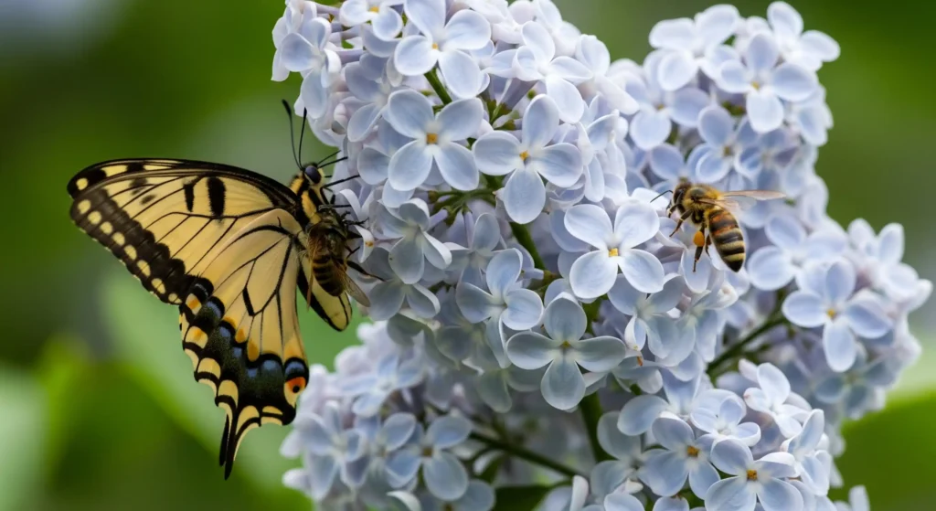 miss kim lilac flowers attracting pollinators butterfly 1