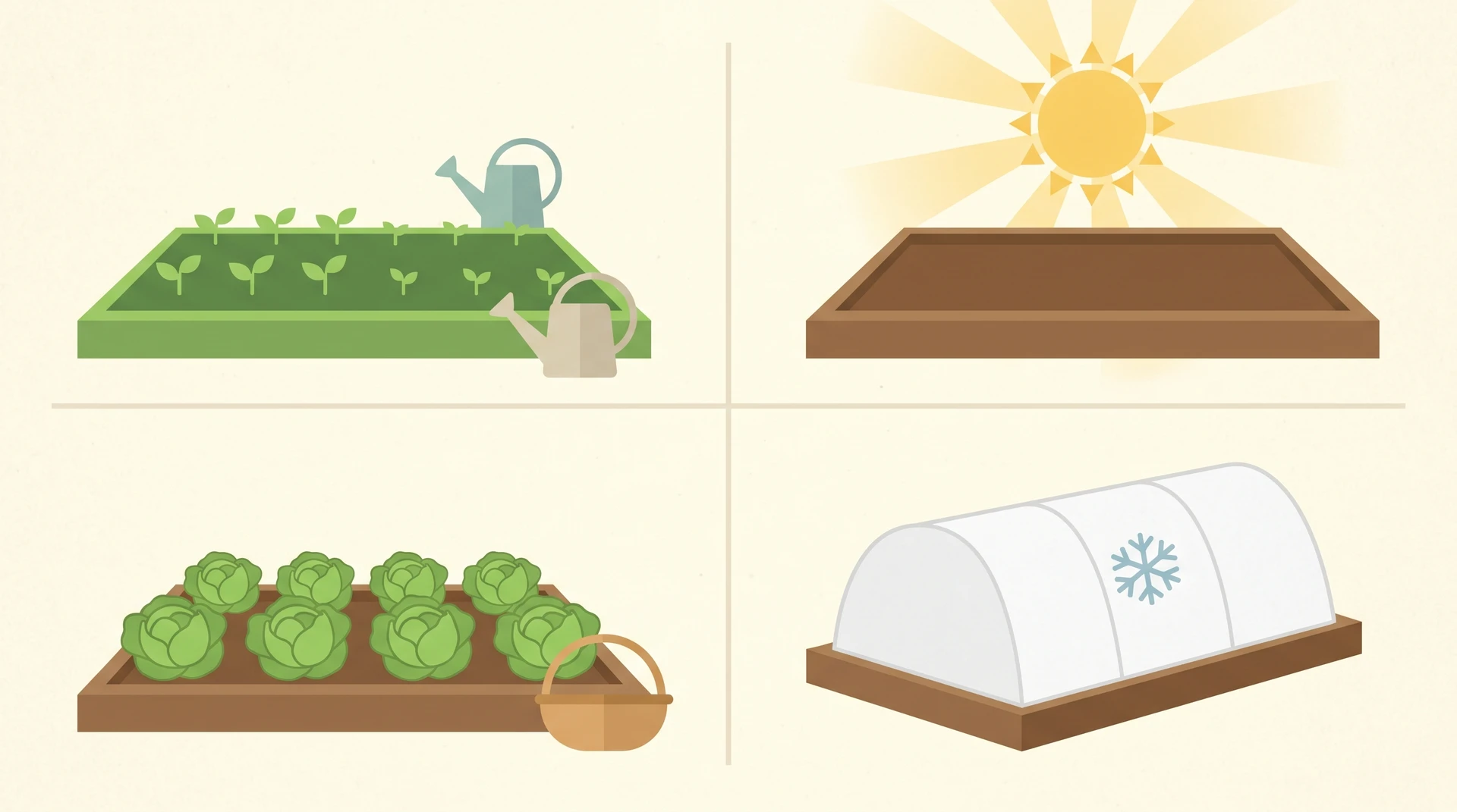 Zone 4 Lettuce: Exact Planting Dates, Cold-Hardy Varieties, and Techniques to Extend Your Short Season 2 Zone 4 lettuce planting calendar showing spring and fall growing windows