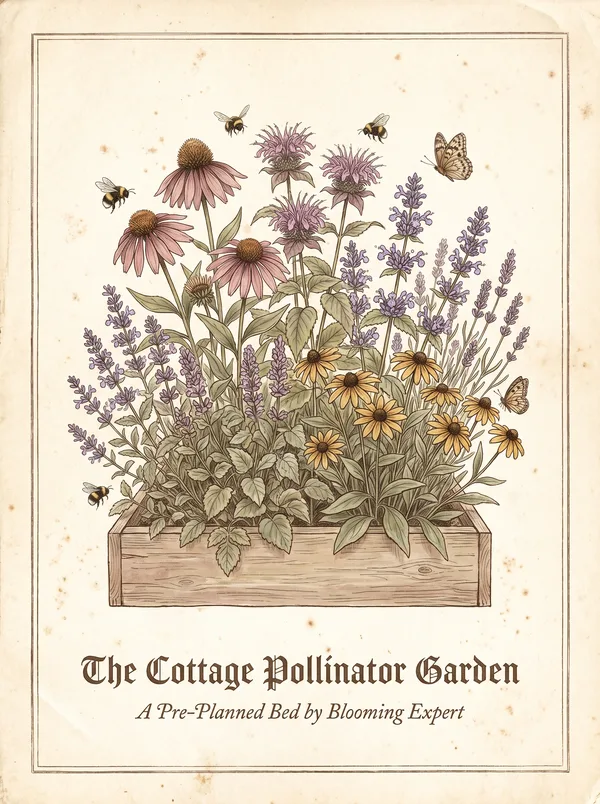 Free pre-planned garden bed printables